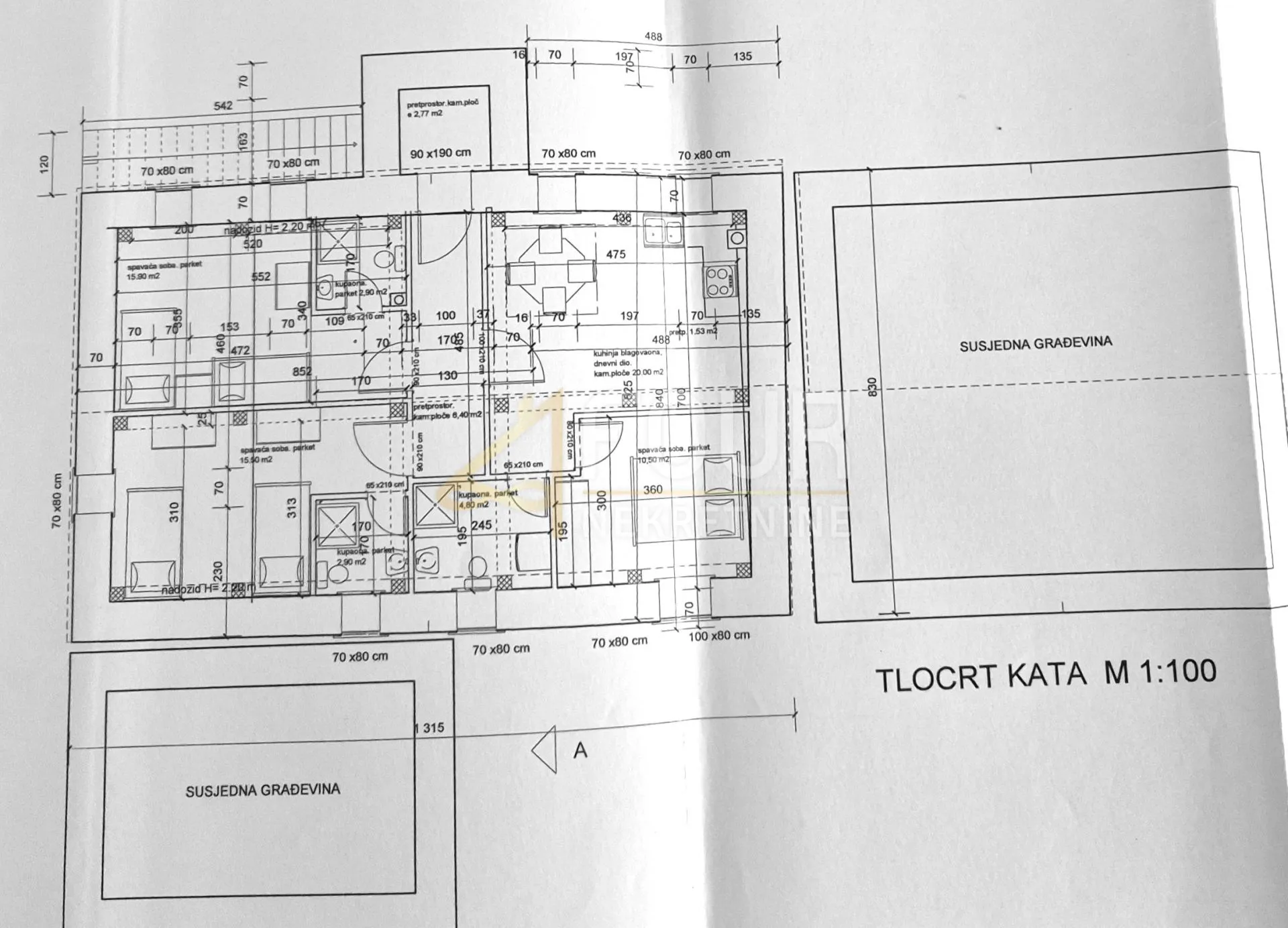 čavle, dvojna kuća niski roh-bau, poslovno-stambena namjena - slika 7
