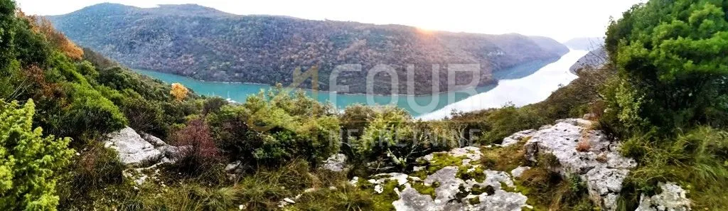 Istra, Sveti Lovreč, zemljište 30.902m2, pogled na Limski kanal - Sveti Lovreč Pazenatički