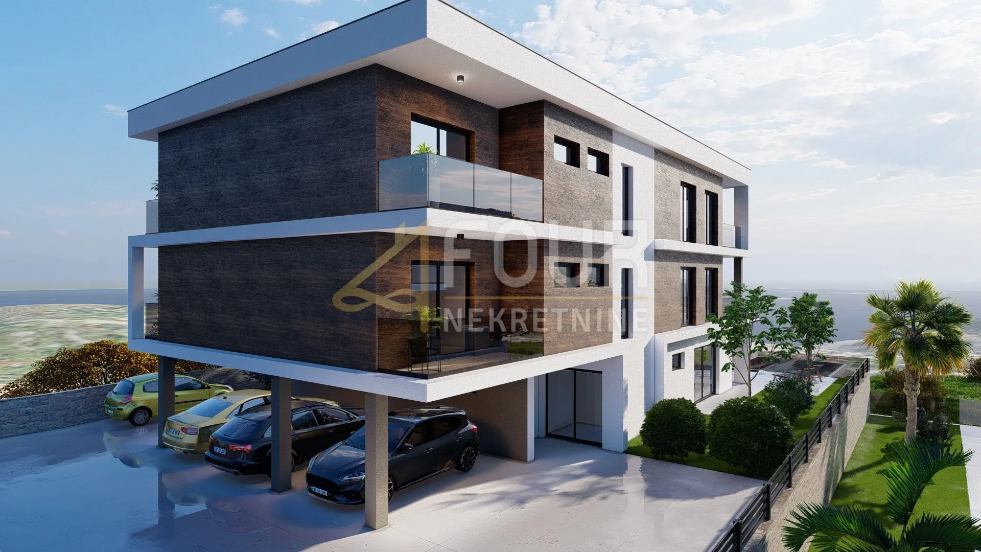 otok krk, vrbnik, novogradnja, 111.30m2, 2s+db, terasa, okućnica i bazen - slika 16