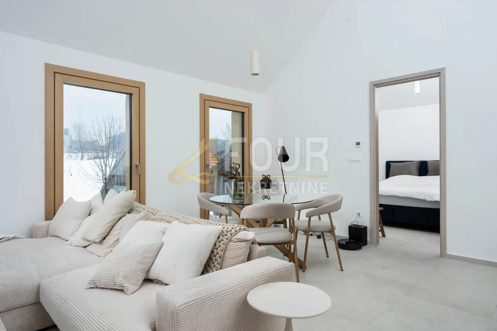 gorski kotar, ravna gora - centar, nova vila s 2 apartmana i bazenom - slika 16