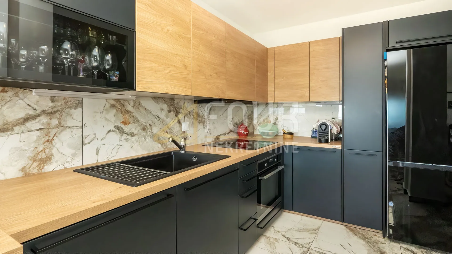 kastav, 76.50m2, 2s+db, terasa, pogled na more - slika 2