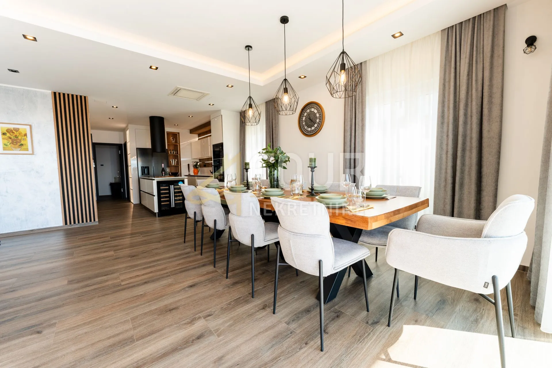 novi vinodolski, 391.72m2, vila s bazenom, saunom i pogledom na more, blizina plaže! - slika 4