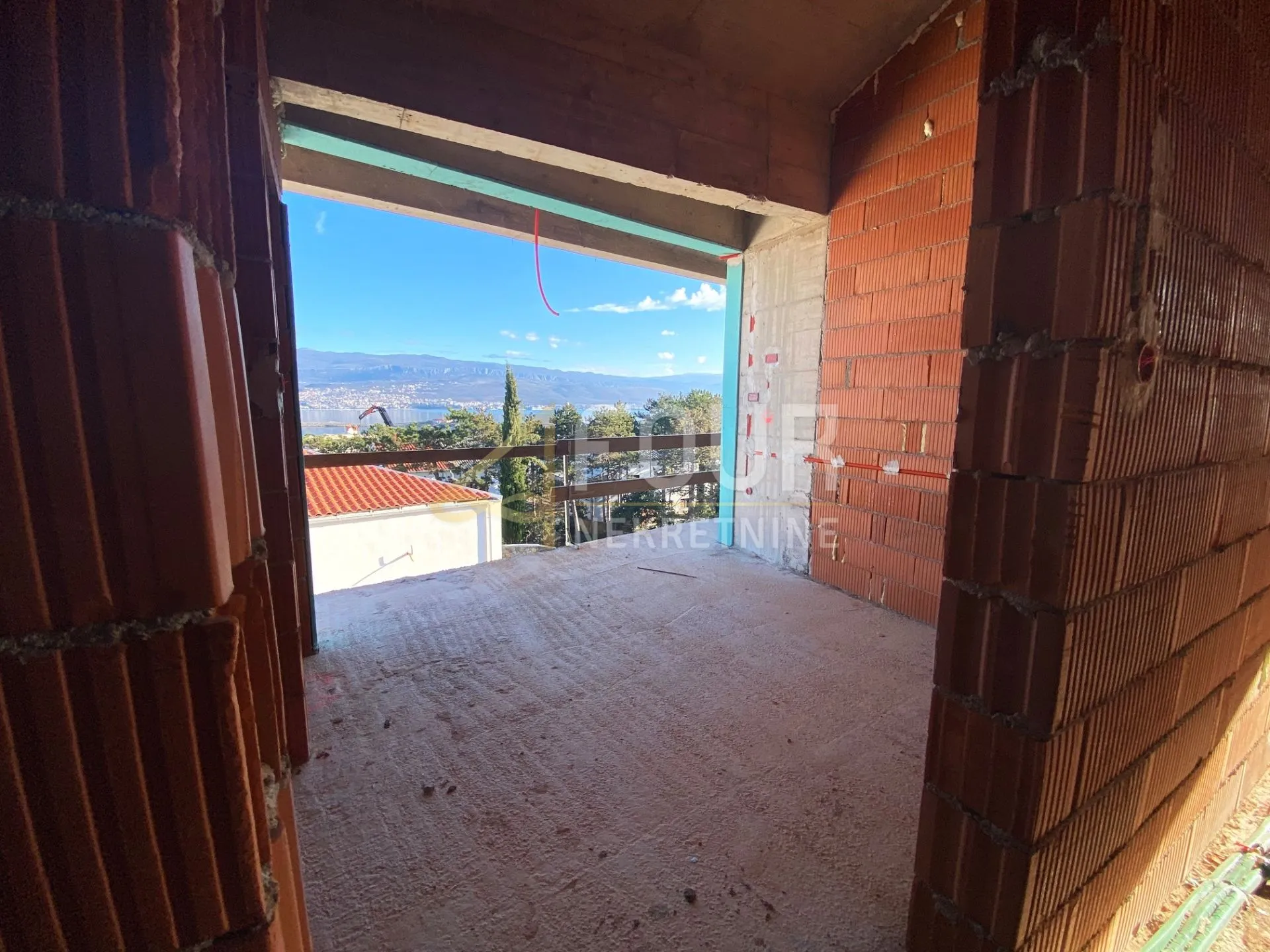 otok krk, soline, novogradnja, penthouse, 2 terase, pogled - slika 12