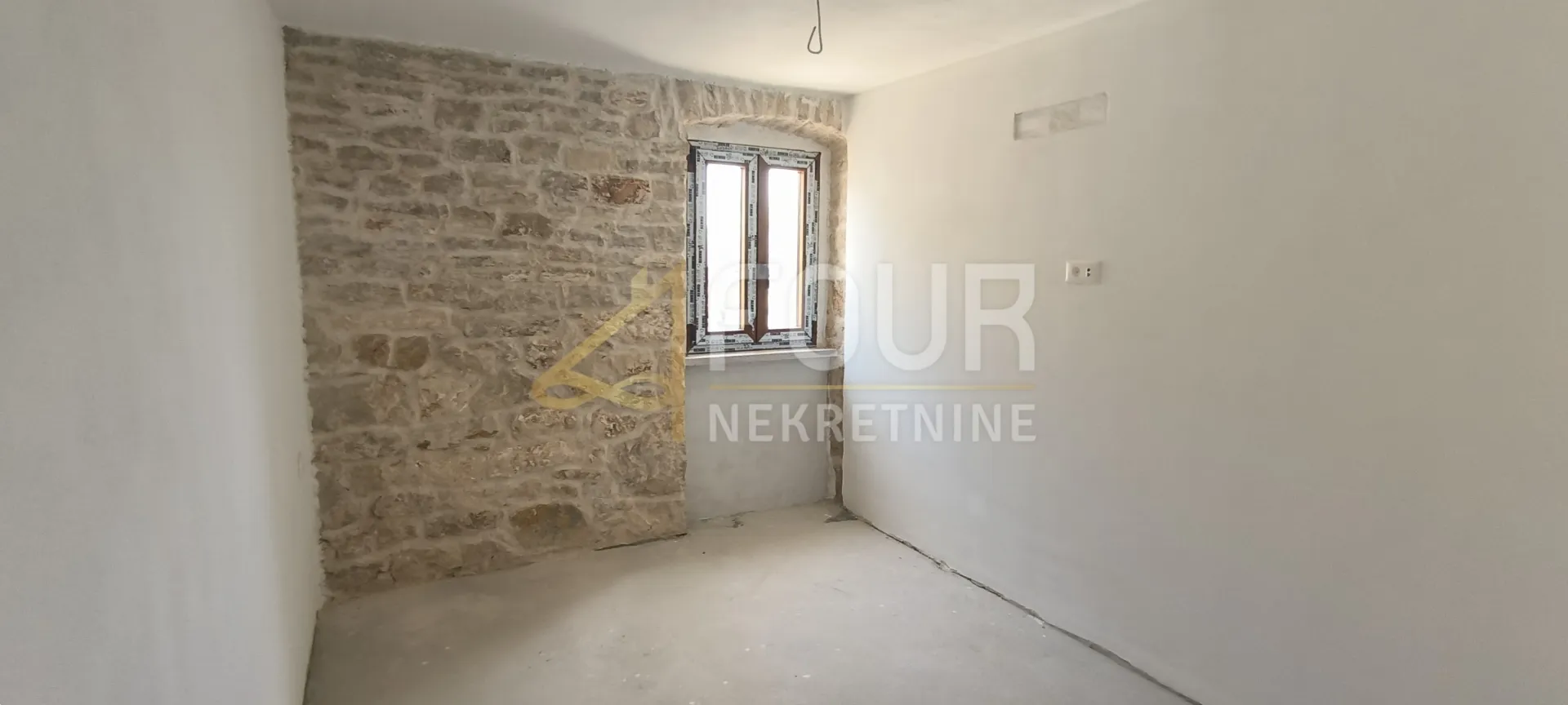 istra, žminj - okolica, kuća s bazenom, pogled na more - slika 6