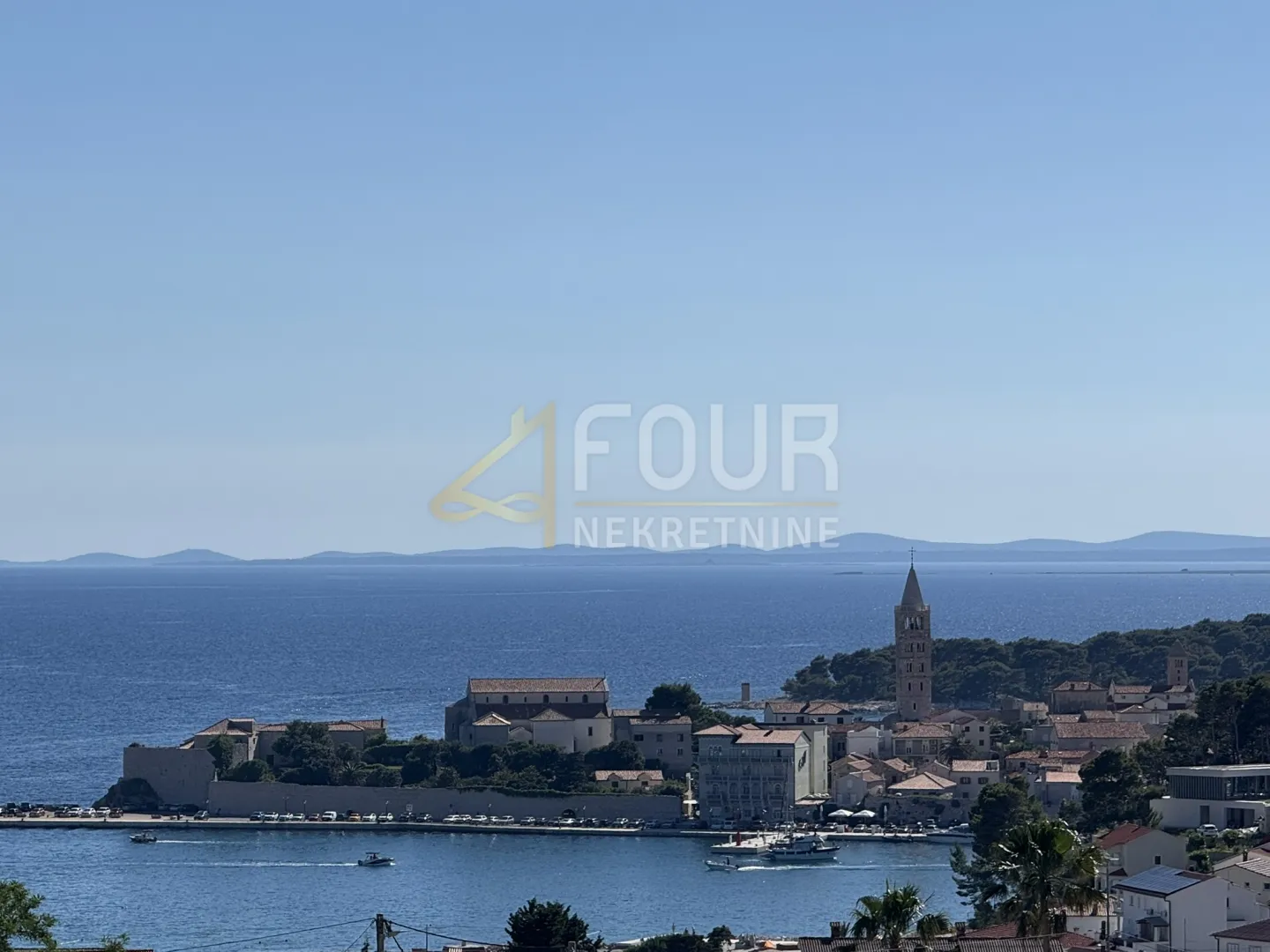 Otok Rab, Banjol, 3s+db, terasa, pogled na more - Banjol, Rab