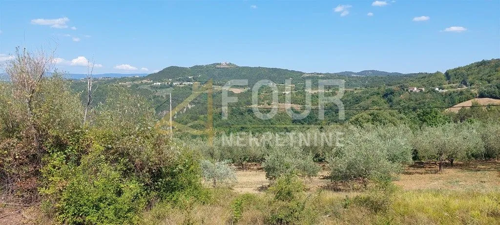 istra, pazin, zemljište 1.747m2 s pogledom na jezero - slika 2