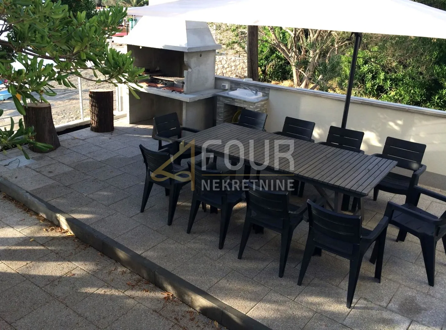 otok rab, supetarska draga, apartmanska kuća, 1. red do mora - slika 17