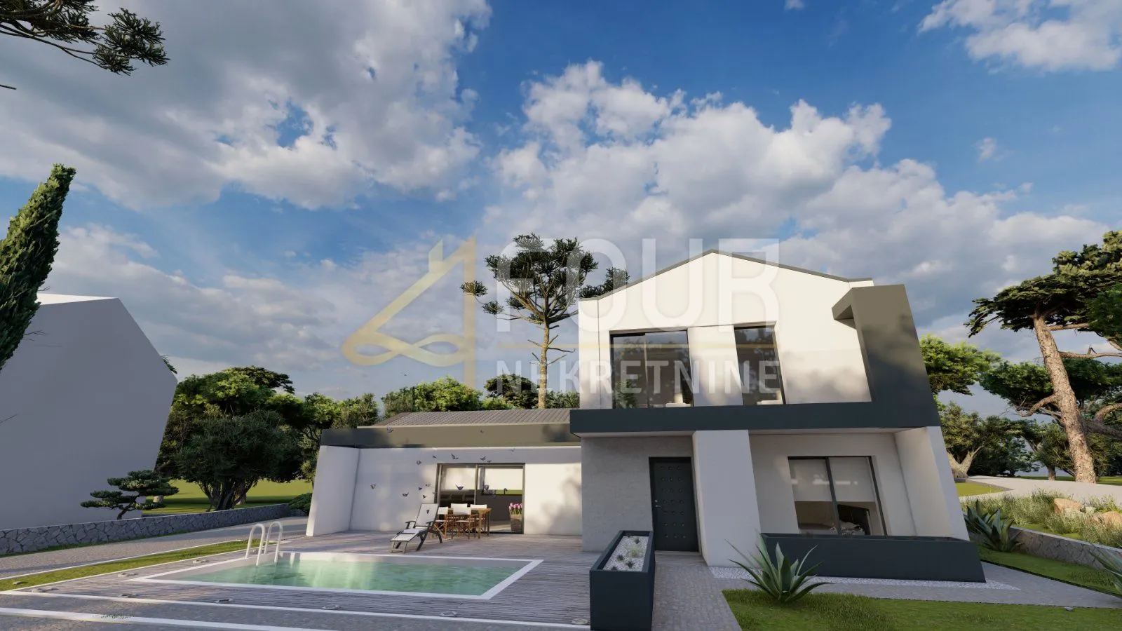 otok krk, soline, novogradnja, samostojeća kuća, 136m2 - slika 2
