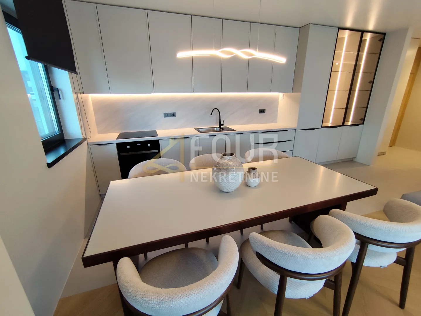 rijeka, srdoči, 2s+db, 69.40m2, terasa, okućnica, pogled na more - slika 16