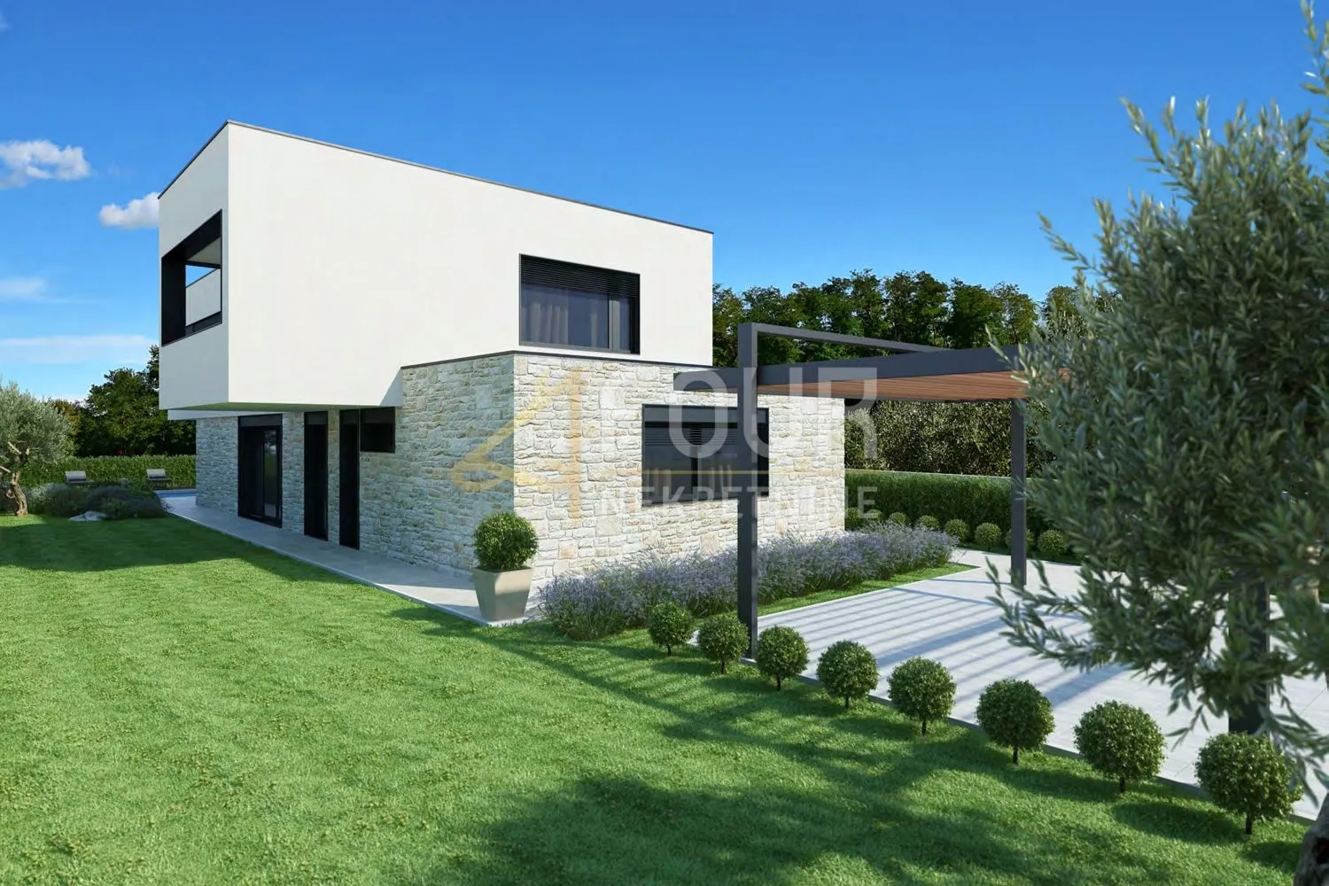 istra, poreč - okolica, luksuzna vila s bazenom i pogledom na more - slika 11