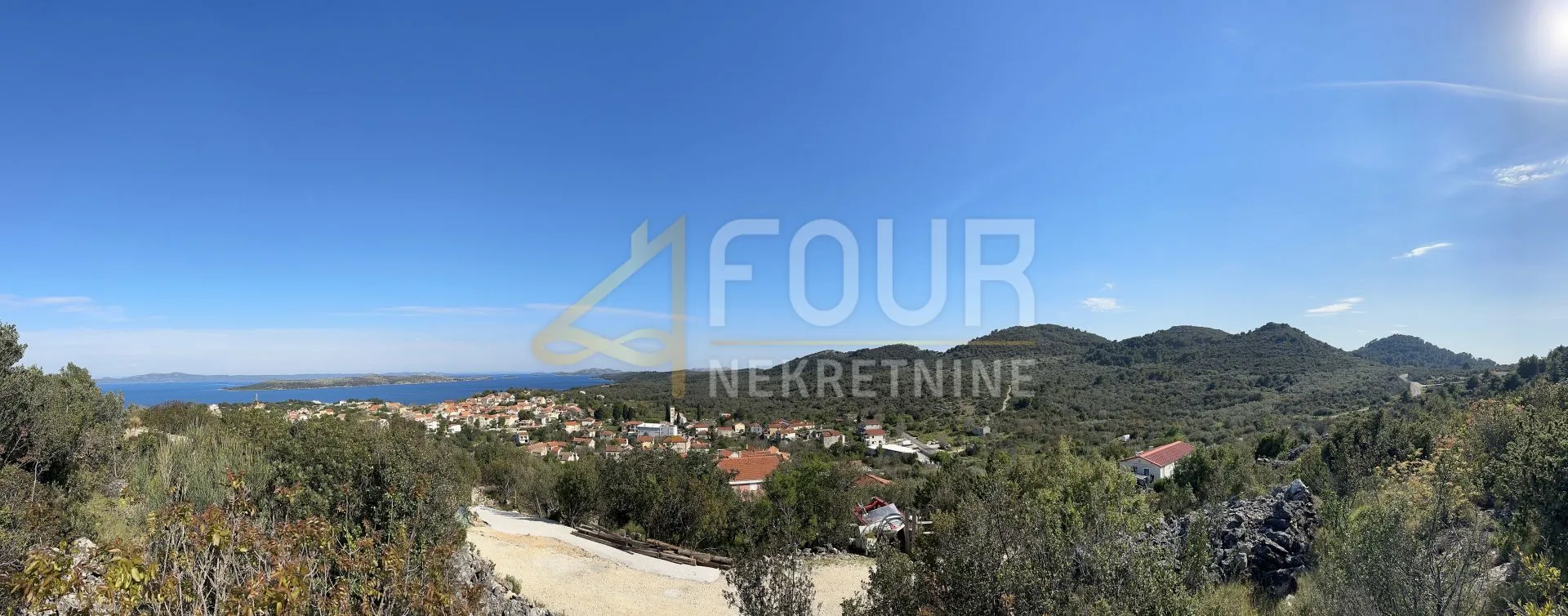 Dugi otok, Sali, građevinsko zemljište, pogled na more