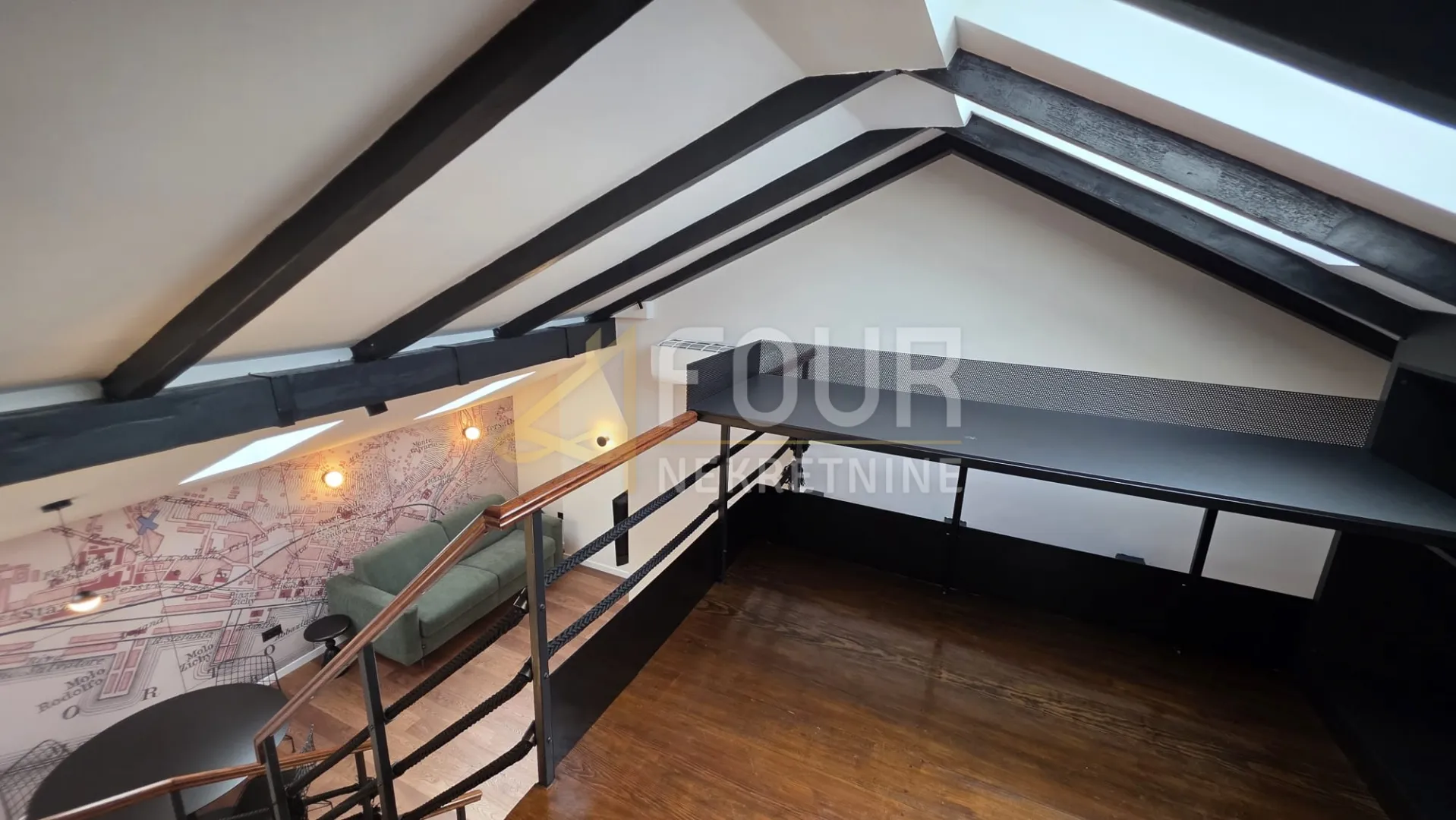 rijeka, širi centar, 1s+db s galerijom, balkon - slika 7