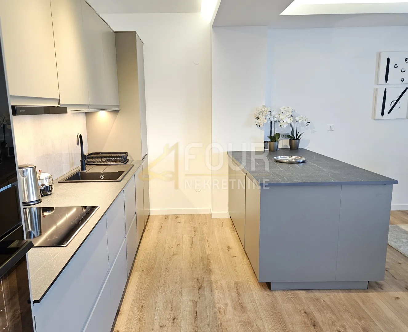 opatija, ičići, 2s+db, 121.70m2, lođa, pogled na more - slika 9