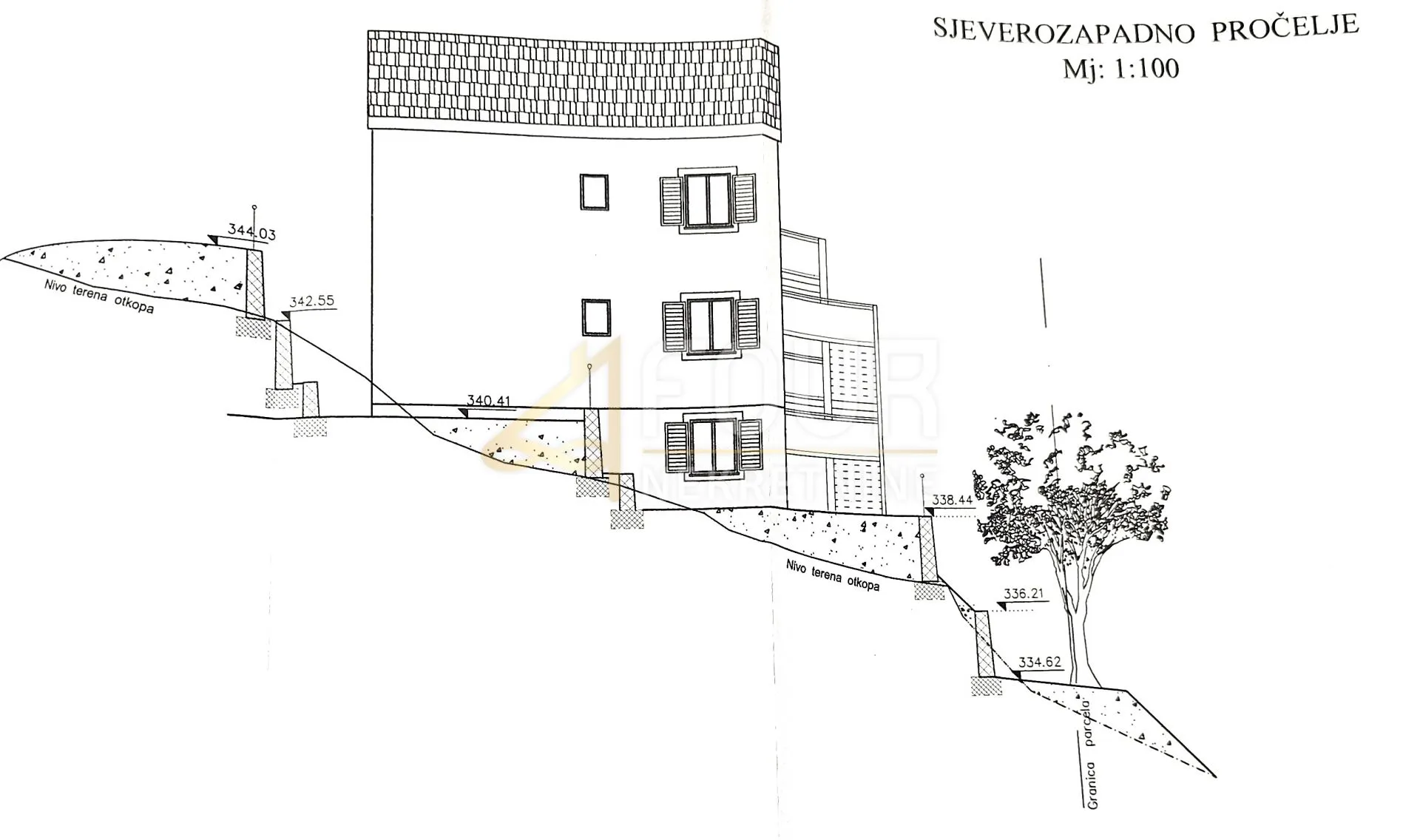kastav, građevinsko zemljište za kuću s 2 stana - slika 4