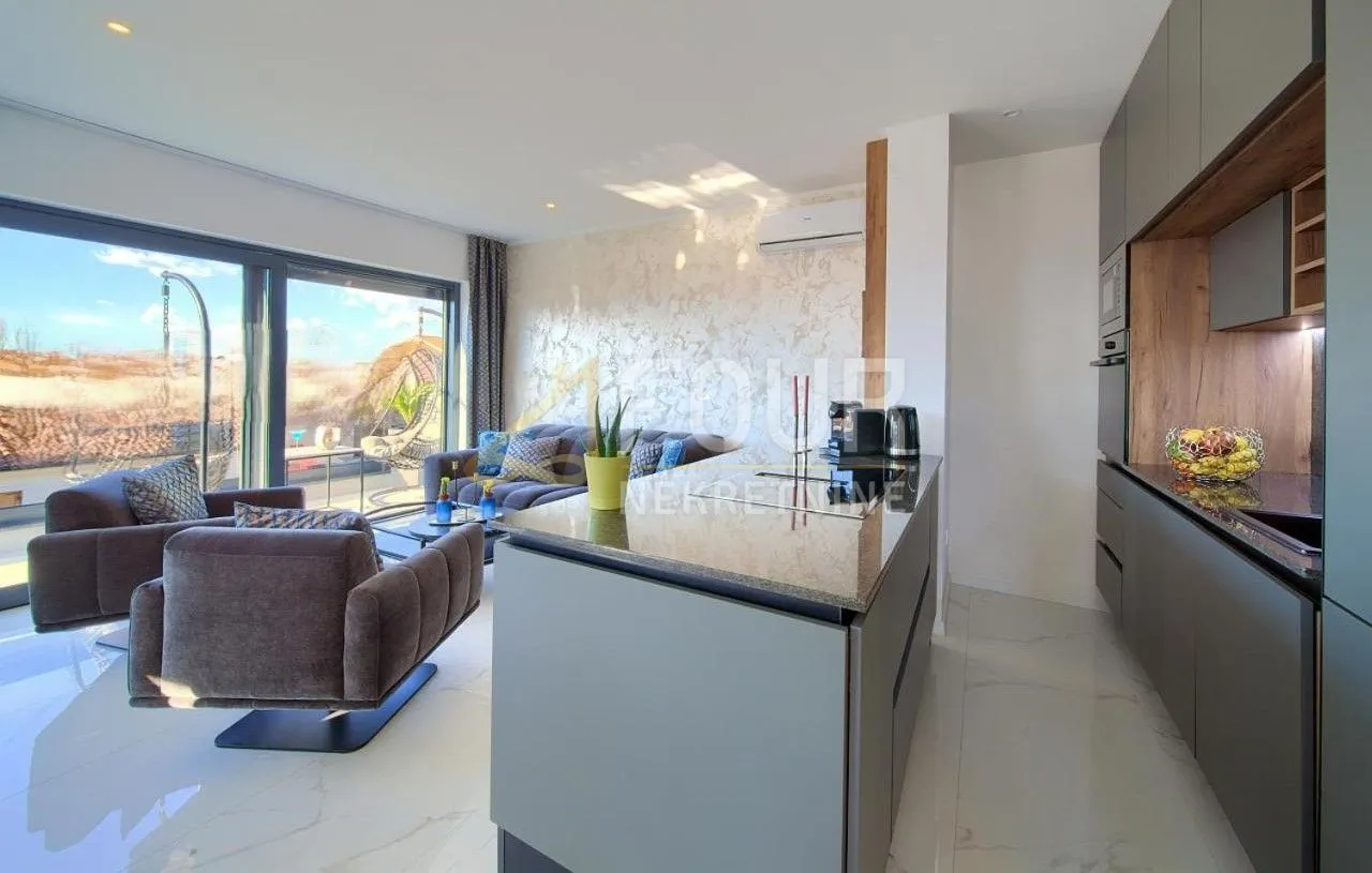 otok krk, malinska, penthouse 95.82m2 - u naravi 2 stana, pogled na more - slika 2