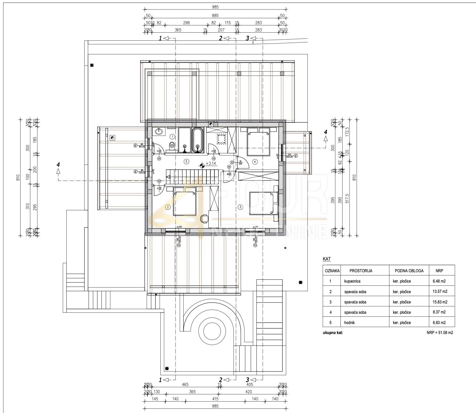 gorski kotar, fužine, zemljište 1.752m2 s građ. dozvolom i projektom - slika 7