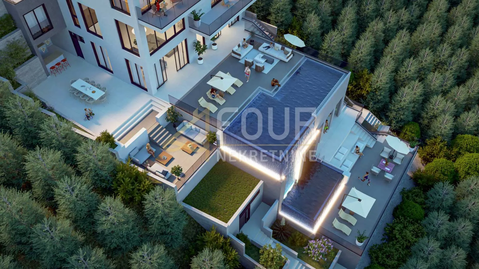 opatija - veprinac, zemljište 1.686m2 za luksuznu vilu s bazenom - slika 2