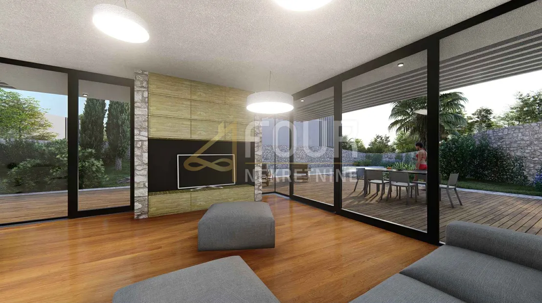 otok cres, porozina, građevinsko zemljište 5.214m2 s idejnim projektom - 9 vila - slika 4