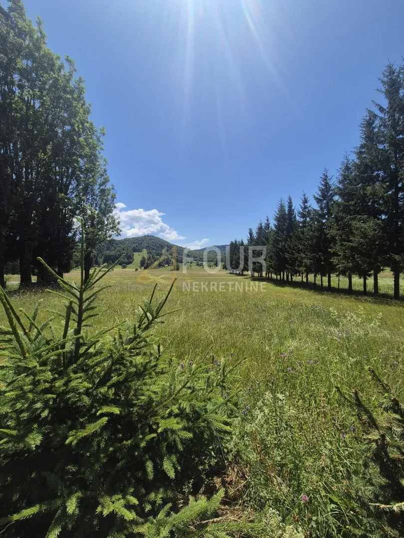 gorski kotar, ravna gora, zemljište 4.440m2 - dio građevinski - slika 2