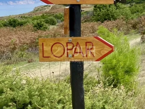 Otok Rab, Lopar, građevinsko zemljište, 1.092m2