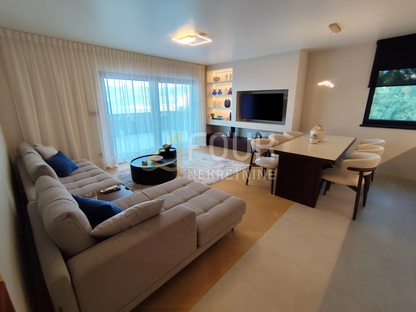 rijeka, srdoči, 2s+db, 69.40m2, terasa, okućnica, pogled na more - slika 7
