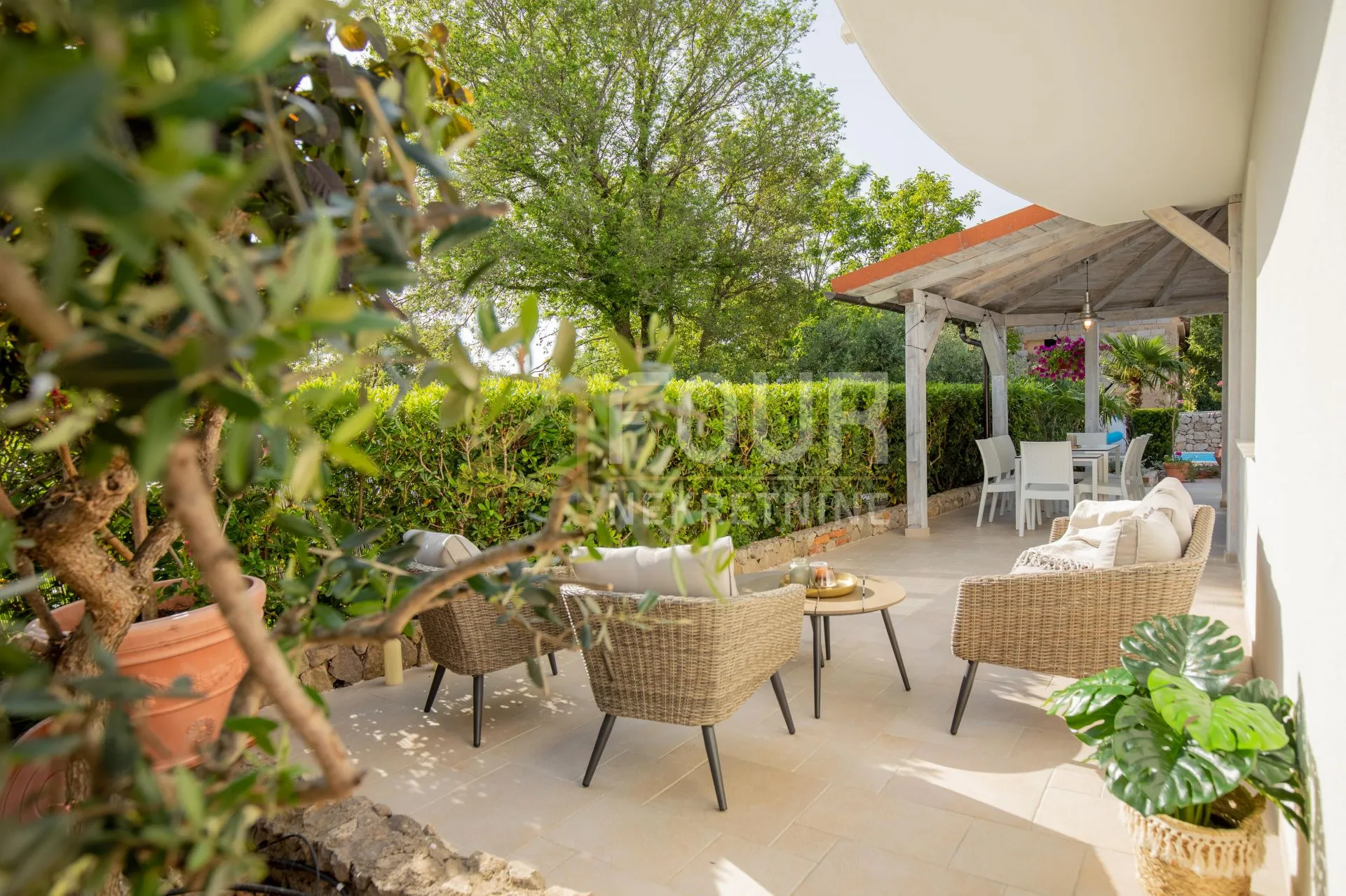 otok krk, klimno, kuća s bazenom, 50m od mora - slika 10