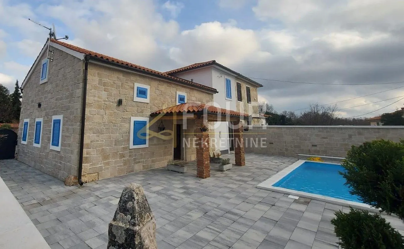 otok krk, malinska - okolica, novogradnja, kuća s bazenom - slika 2