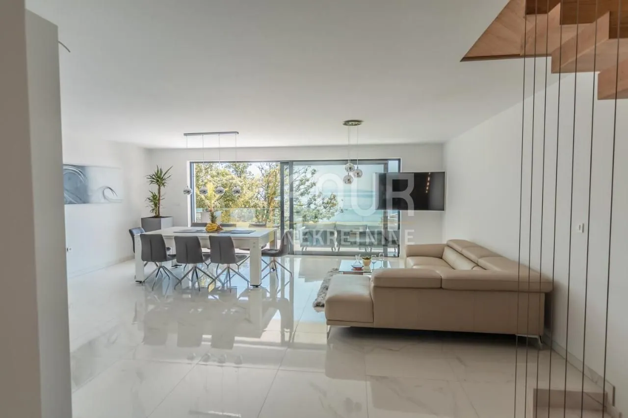 opatija, pobri, moderna luksuzna vila s infinity bazenom i panoramskim pogledom - slika 9