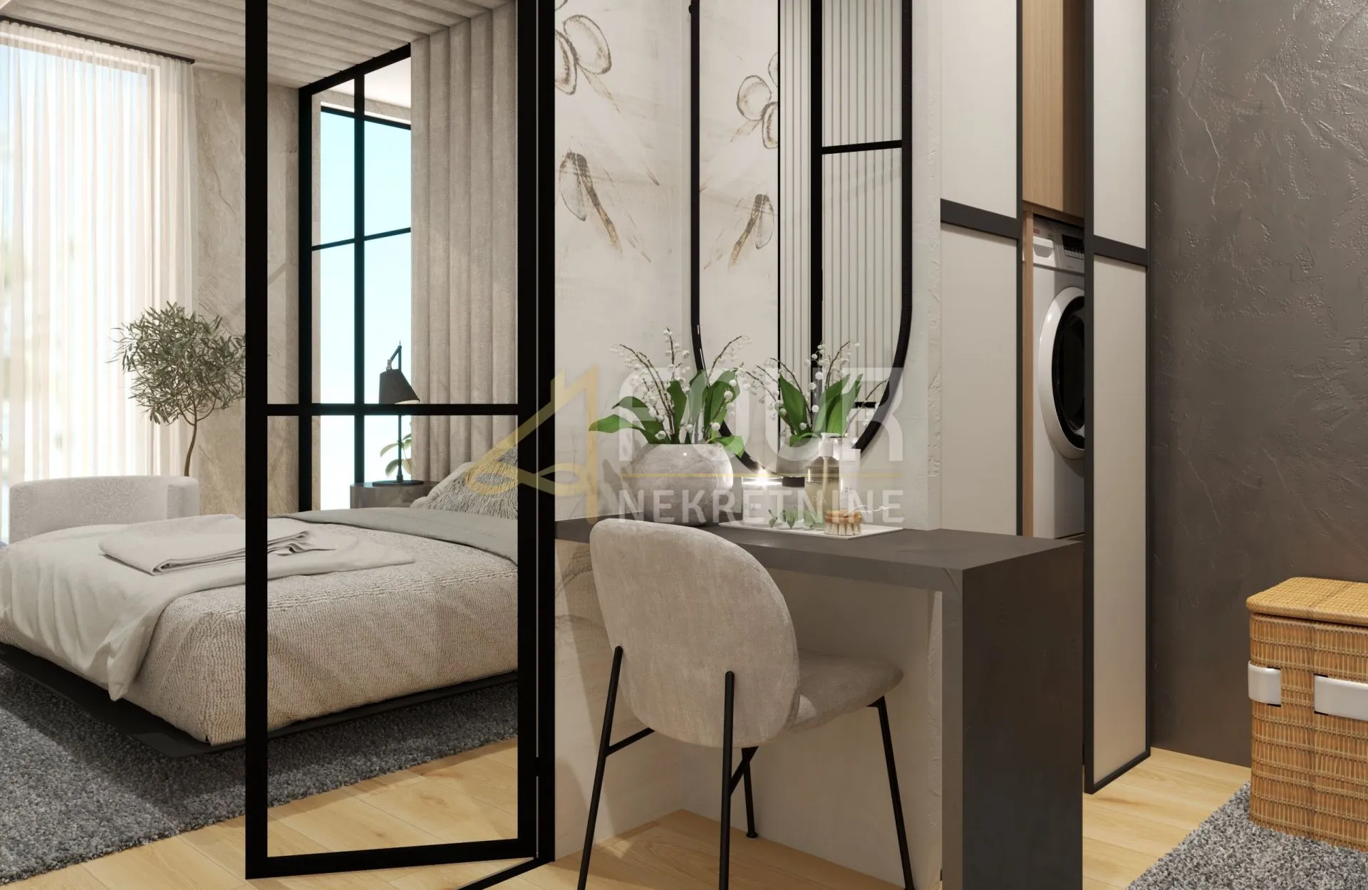 opatija, volosko, luksuzni stan, 109.48m2, 2s+db, terasa, pogled na more - slika 9