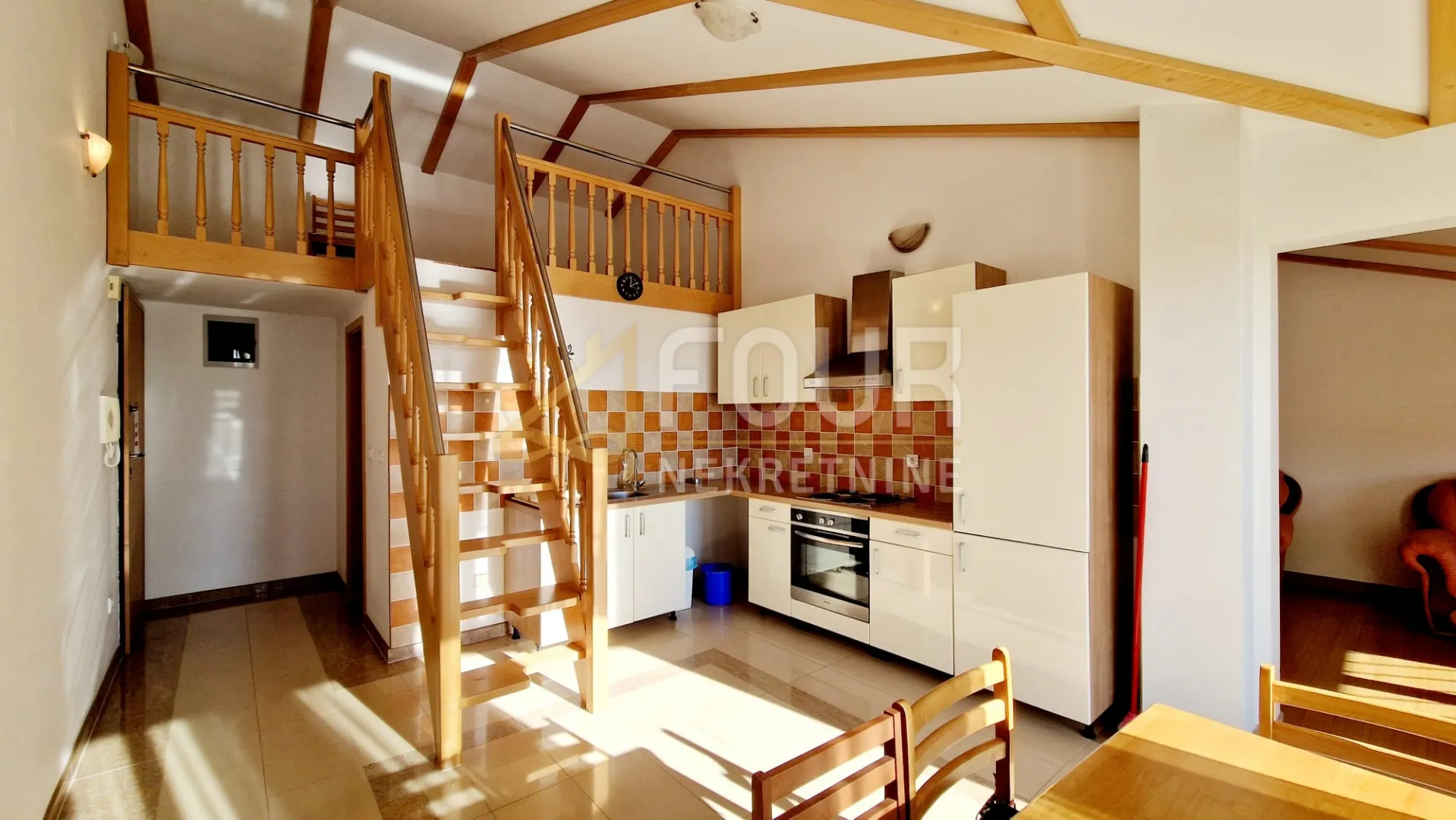 istra, ližnjan, 92.53m2, 2s+db+galerija, lođa, pogled na more - slika 1