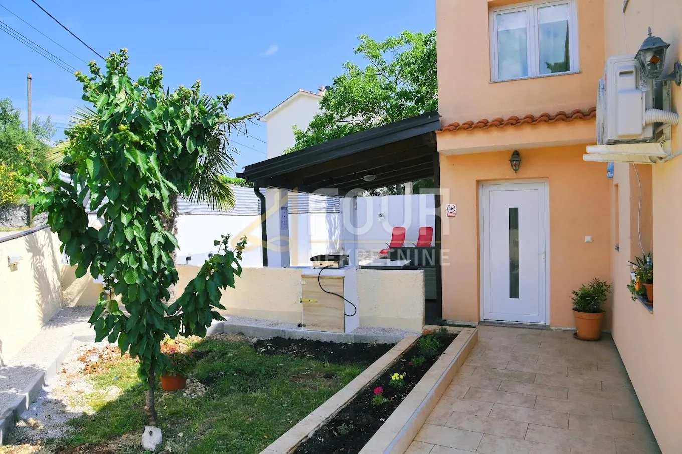 otok krk, dobrinj - okolica, kuća s 2 stana i bazenom - slika 3