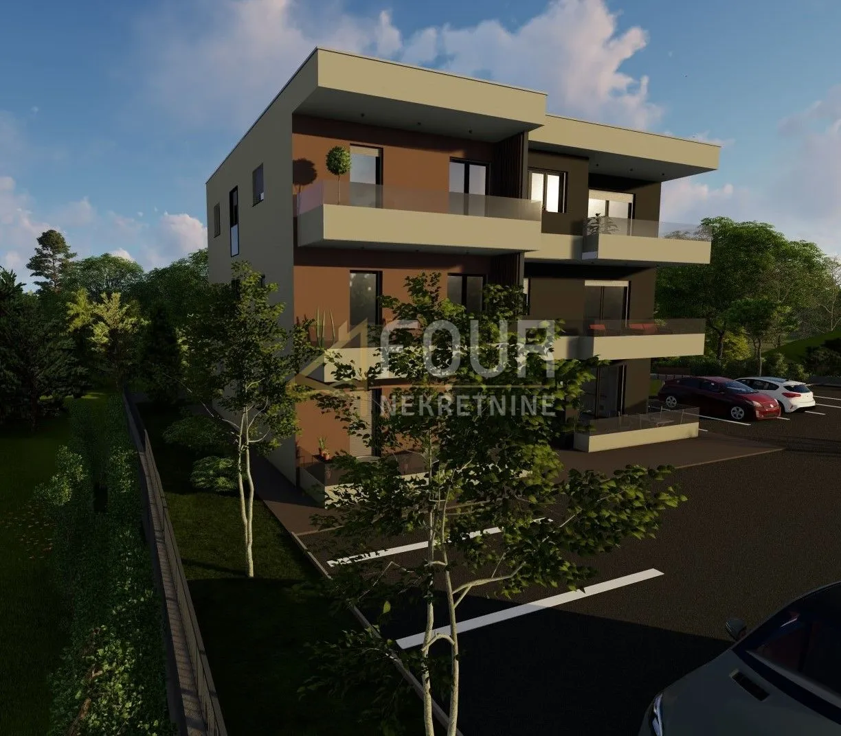 viškovo, novogradnja, 67.41m2, 2s+db, balkon - slika 6
