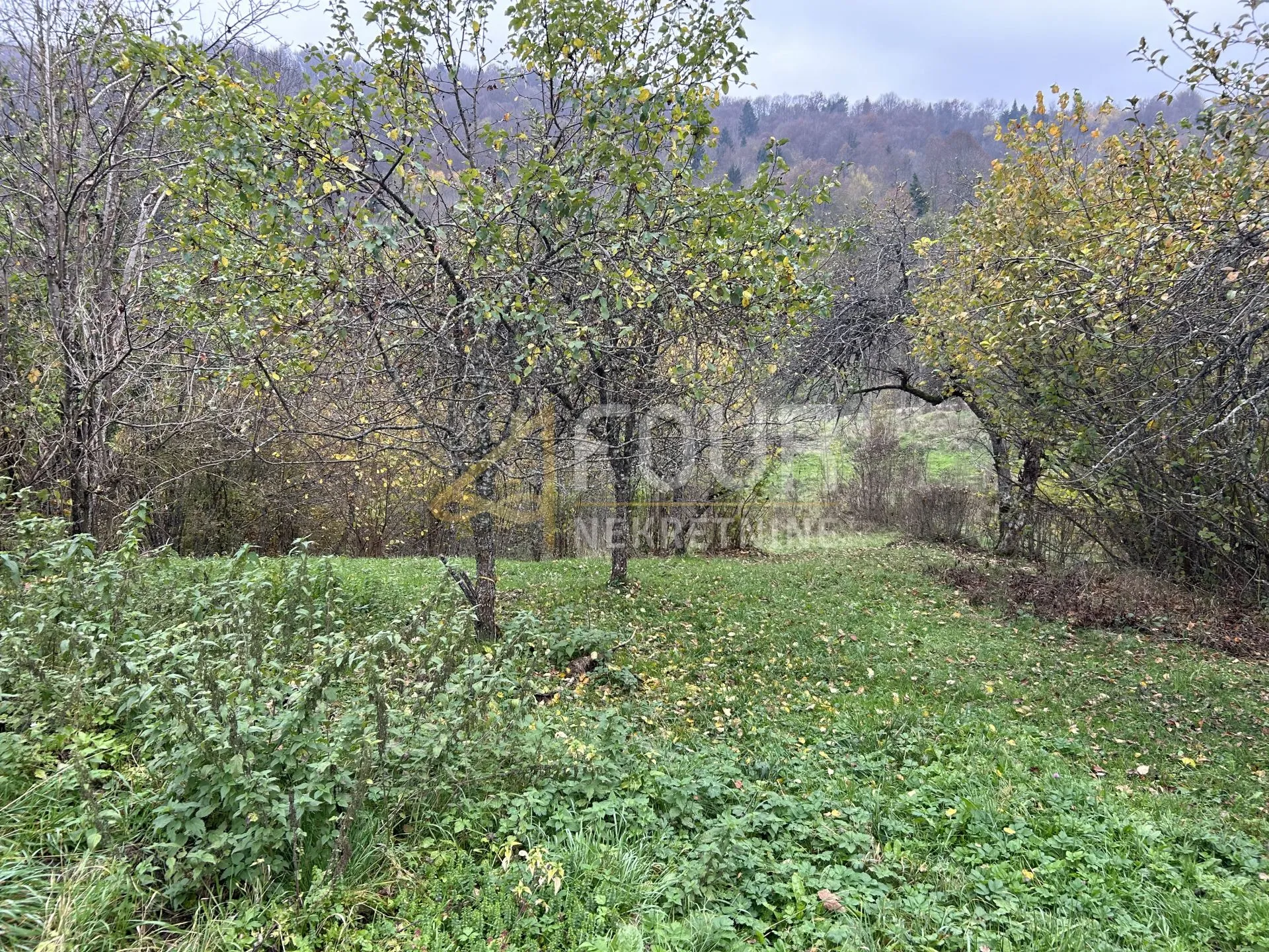 gorski kotar, brod moravice, građevinsko zemljište s ruševinom - slika 2