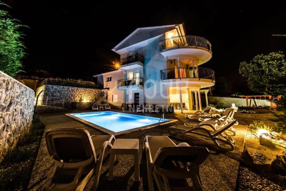 opatija, ika, vila s 2 stana + zasebni app, bazen - slika 2