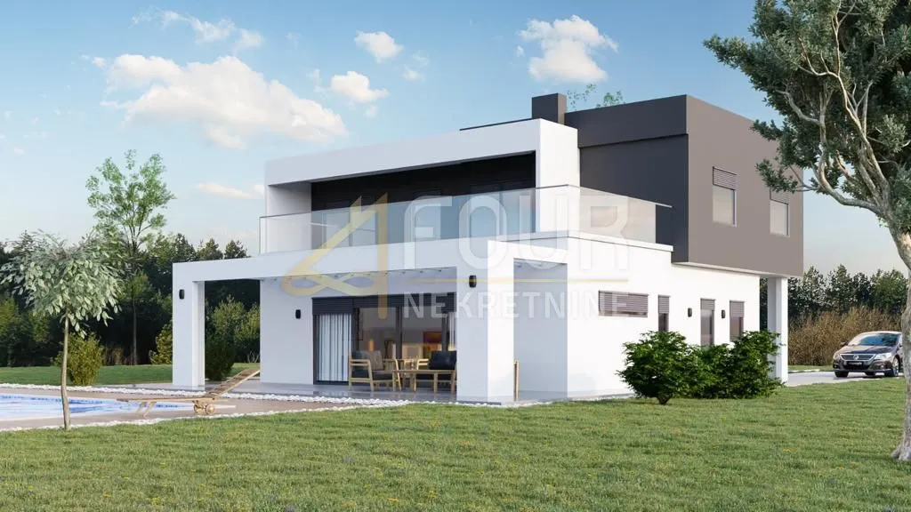 istra, svetvinčenat, novogradnja, luksuzna vila s bazenom - slika 2