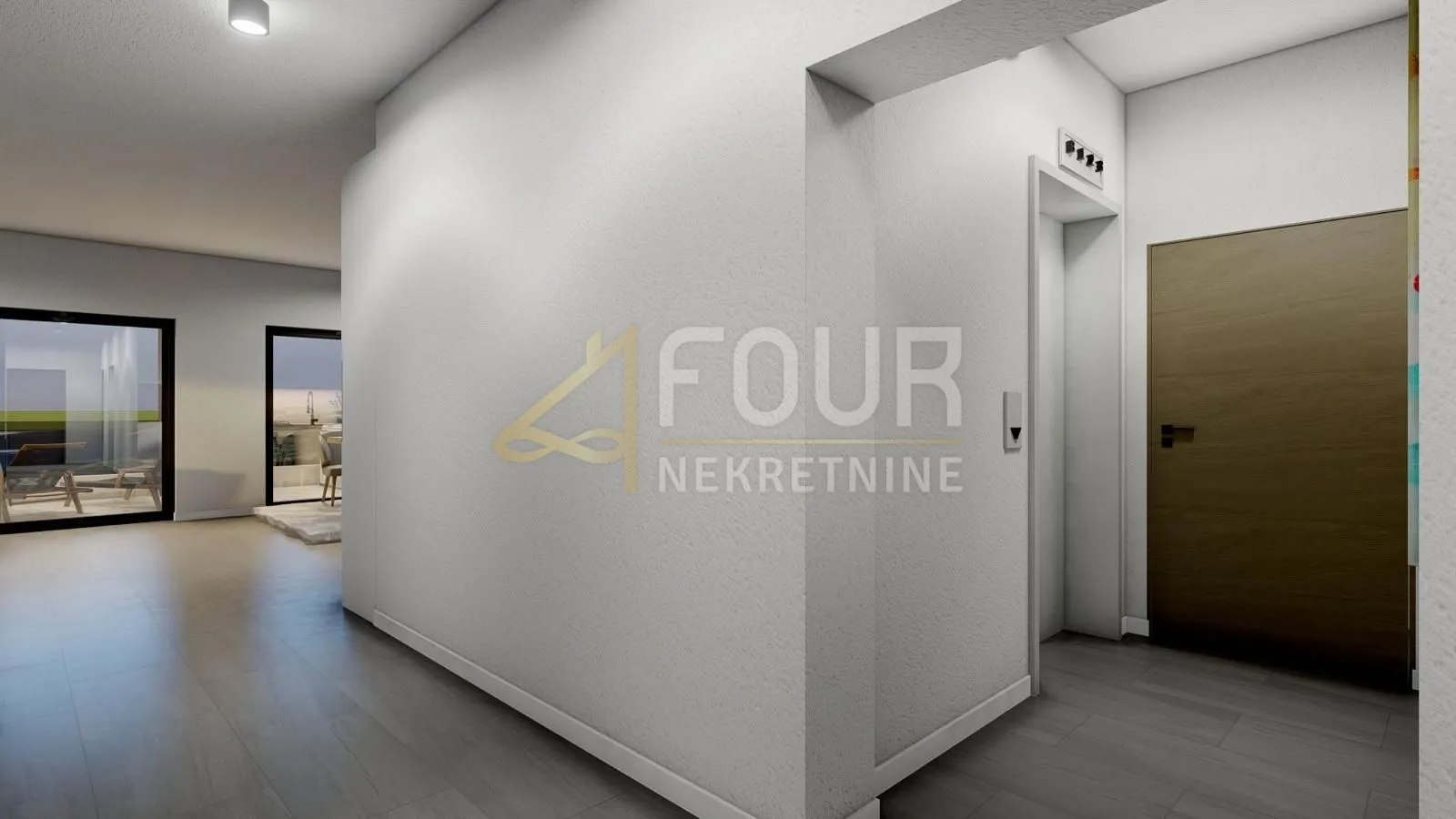 otok krk, vrbnik, novogradnja, 111.30m2, 2s+db, terasa, okućnica i bazen - slika 11