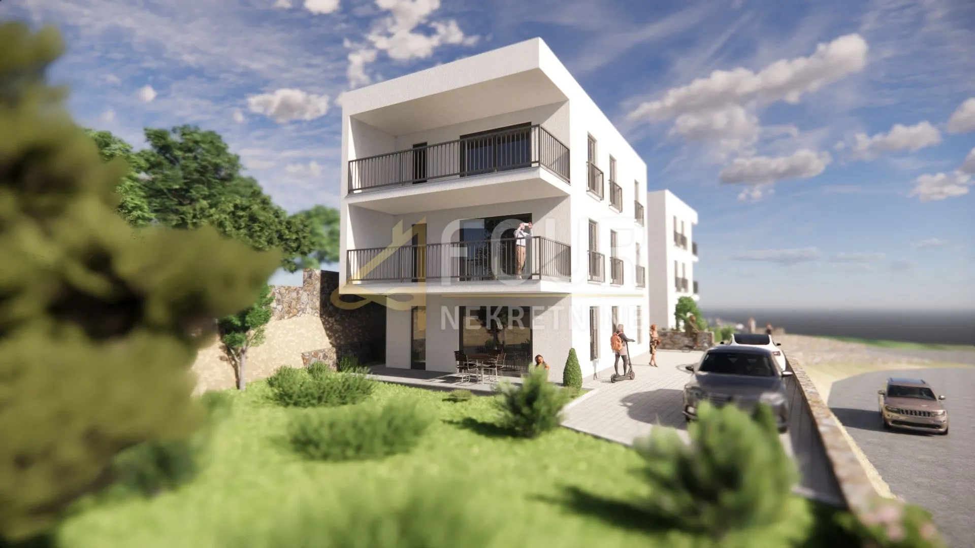 Crikvenica, Grižane, novogradnja, 63.20m2, 2s+db, terasa - Grižane, Vinodolska općina