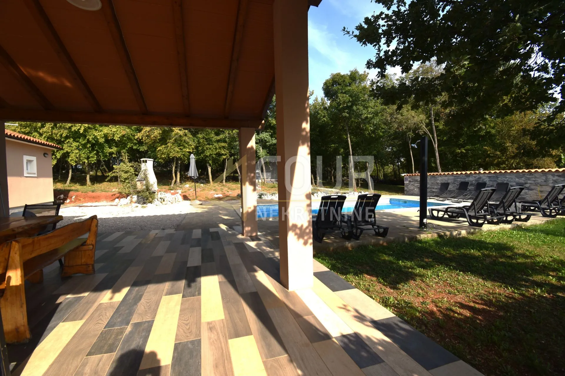 istra, labin, prizemnica s bazenom, mirno okruženje! - slika 19