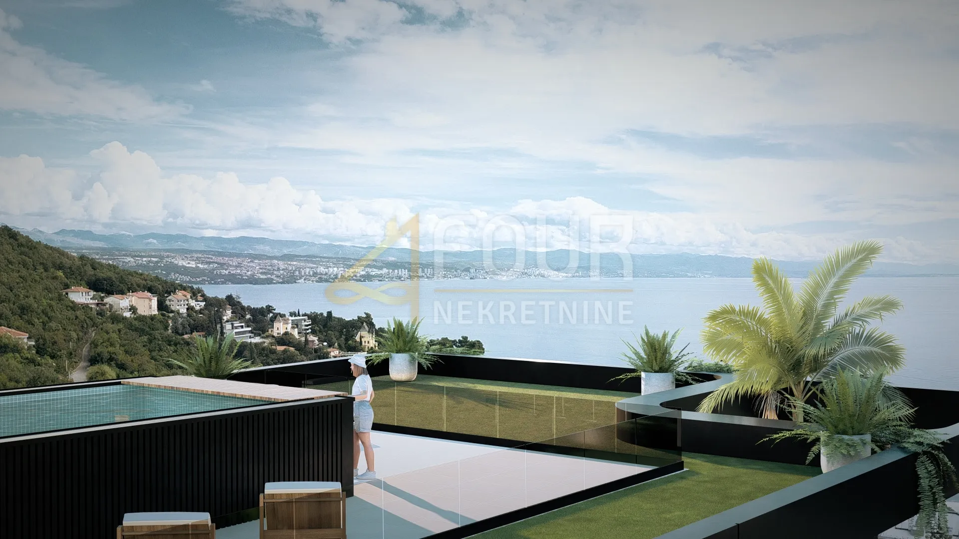 opatija, ičići, ekskluzivna novogradnja - penthouse! - slika 58