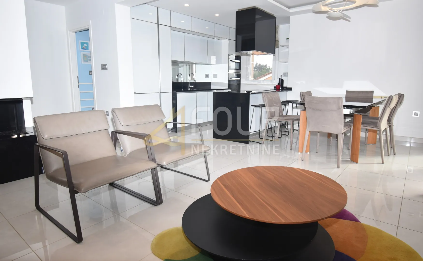 rijeka, donja drenova, 2s+db, 78.55m2, terasa, pogled na more - slika 4