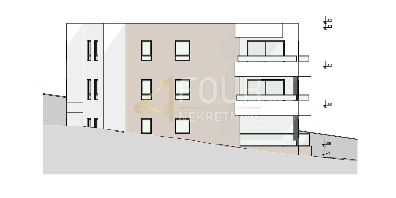 dalmacija, vodice, moderna novogradnja, 3s+db - slika 6