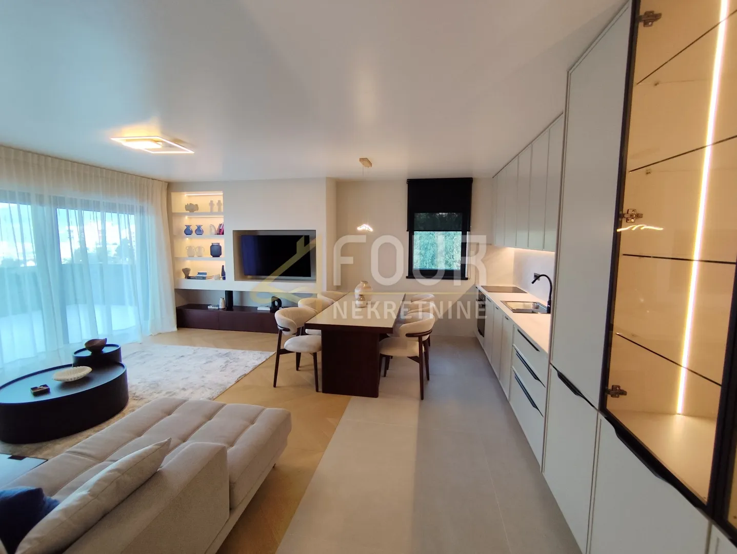 rijeka, srdoči, 2s+db, 69.40m2, terasa, okućnica, pogled na more - slika 6