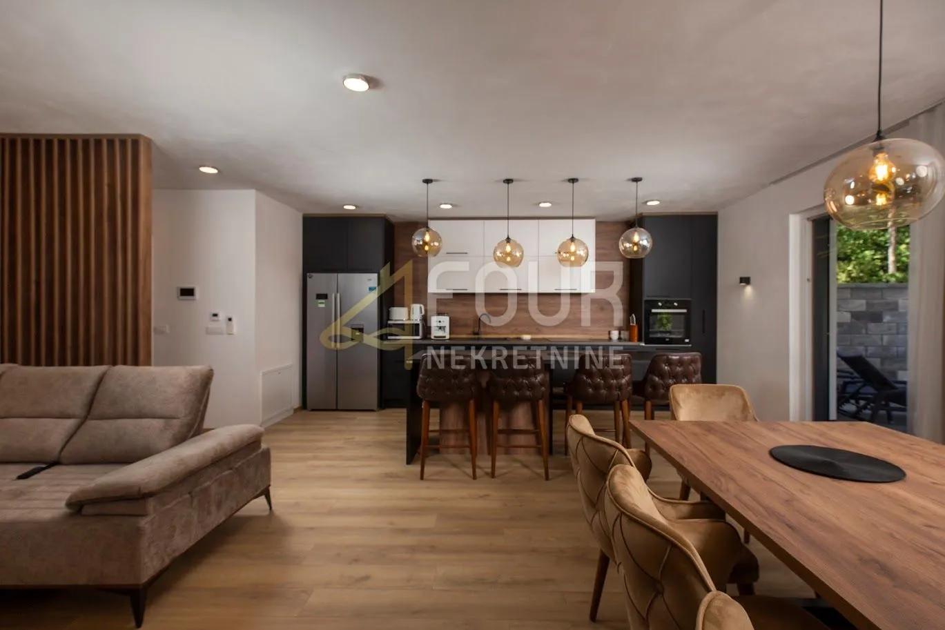 mošćenička draga, luksuzni višeetažni stan, 221.20m2, 3s+db, bazen, sauna - slika 4