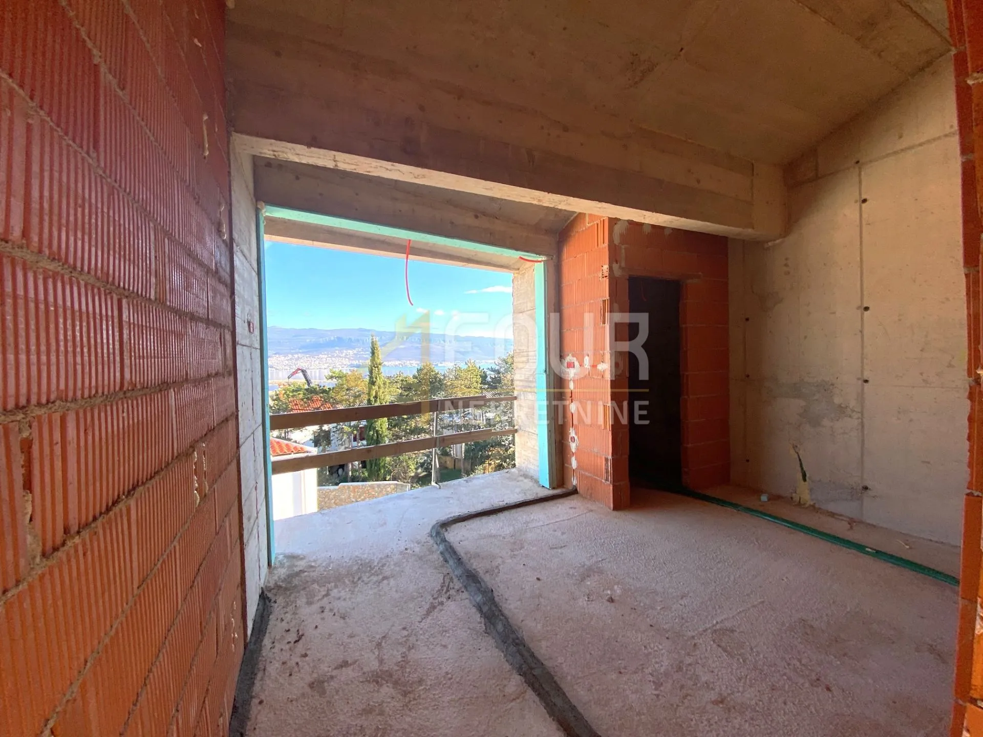 otok krk, soline, novogradnja, penthouse, 2 terase, pogled - slika 11