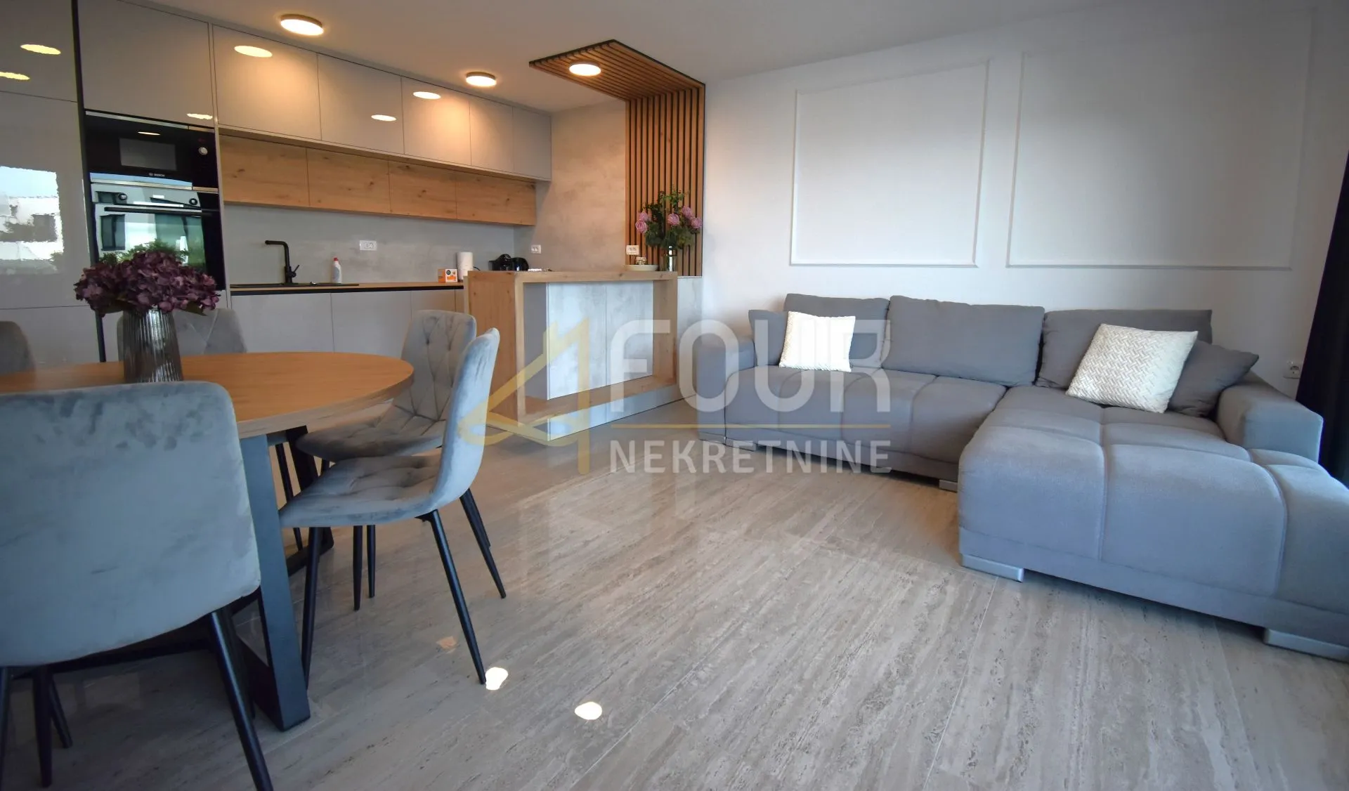 otok krk, malinska, novogradnja, 88.42m2, 3s+db, bazen, okućnica - slika 3
