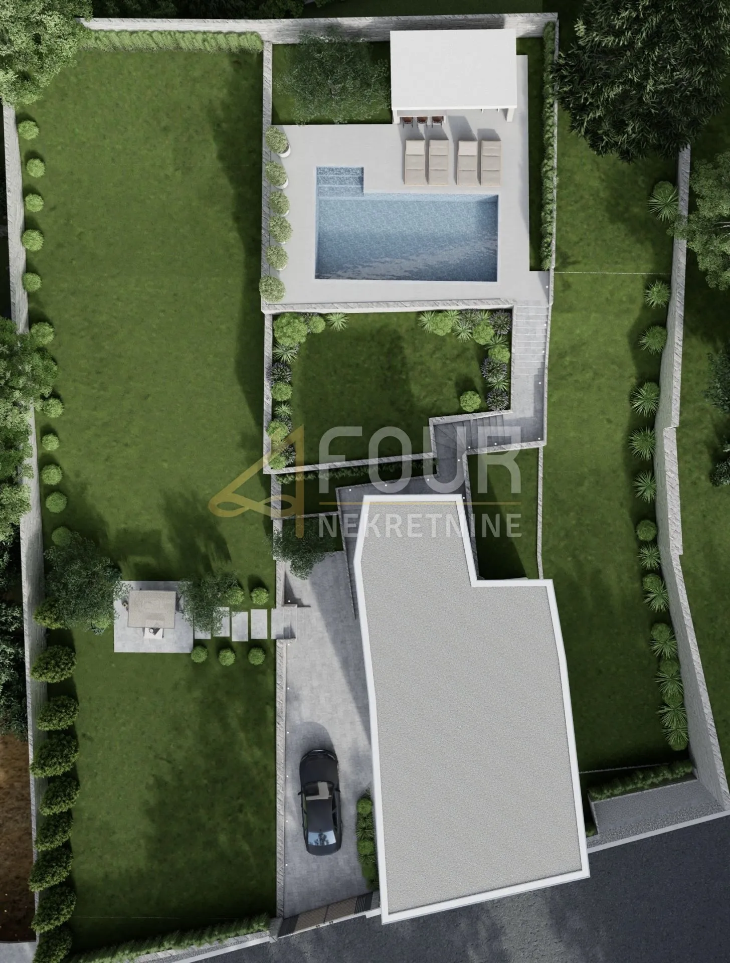 kostrena, zemljište 898m2 s građevinskom dozvolom - slika 7