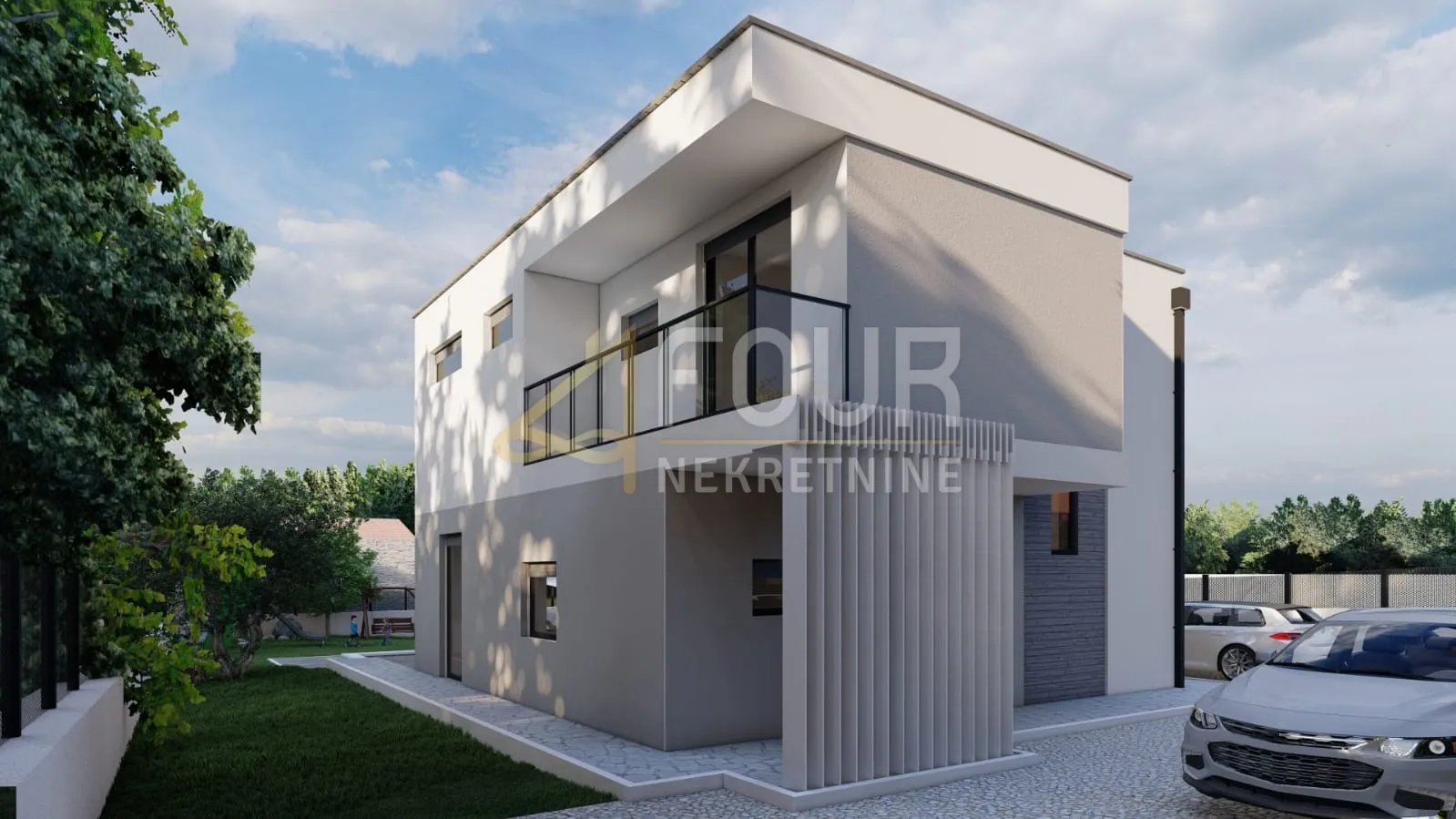 istra, galižana, kuća s bazenom, pogled na more - slika 6