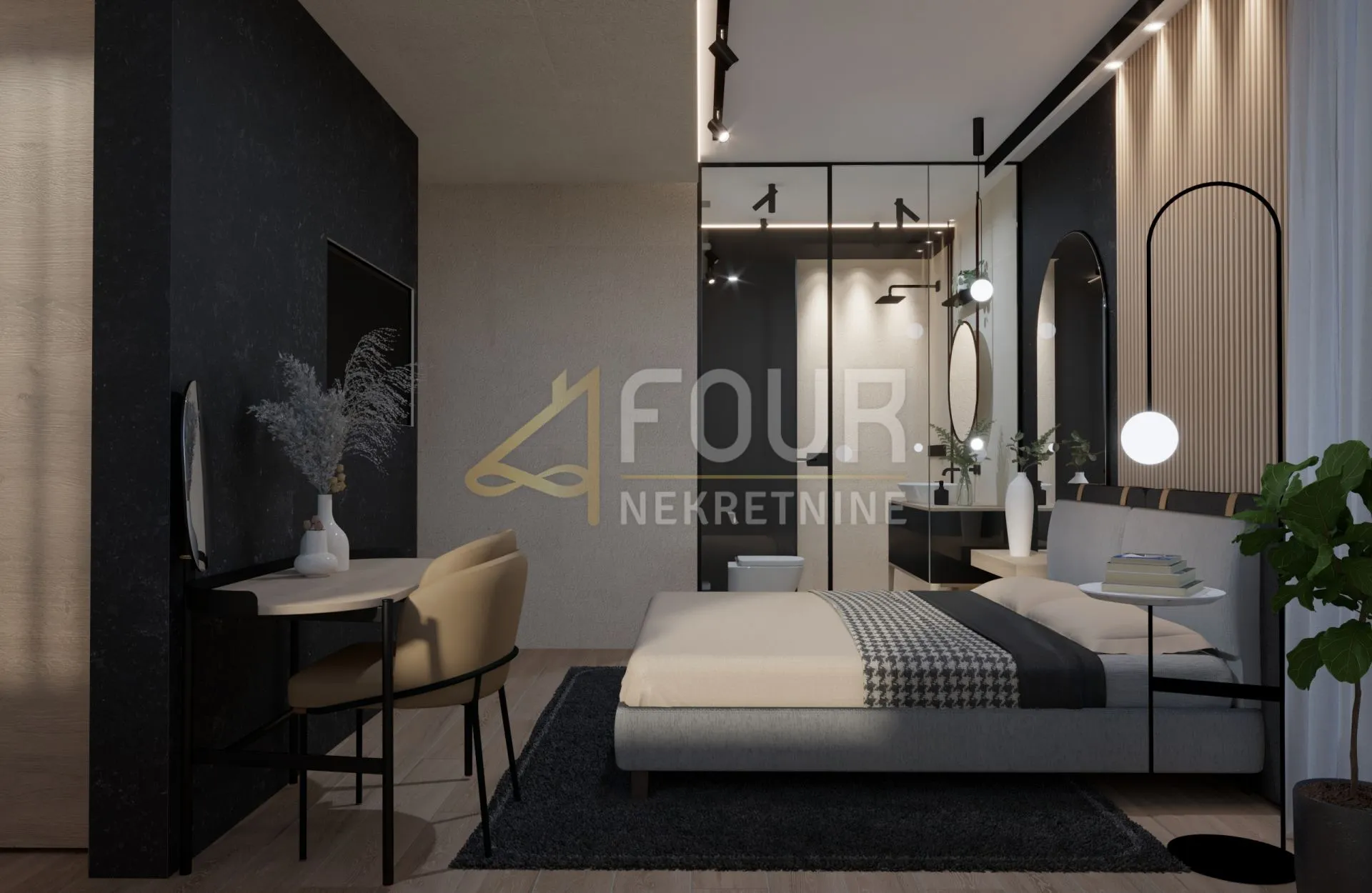 opatija, volosko, luksuzni stan, 101.39m2, 2s+db, terasa, pogled na more - slika 4