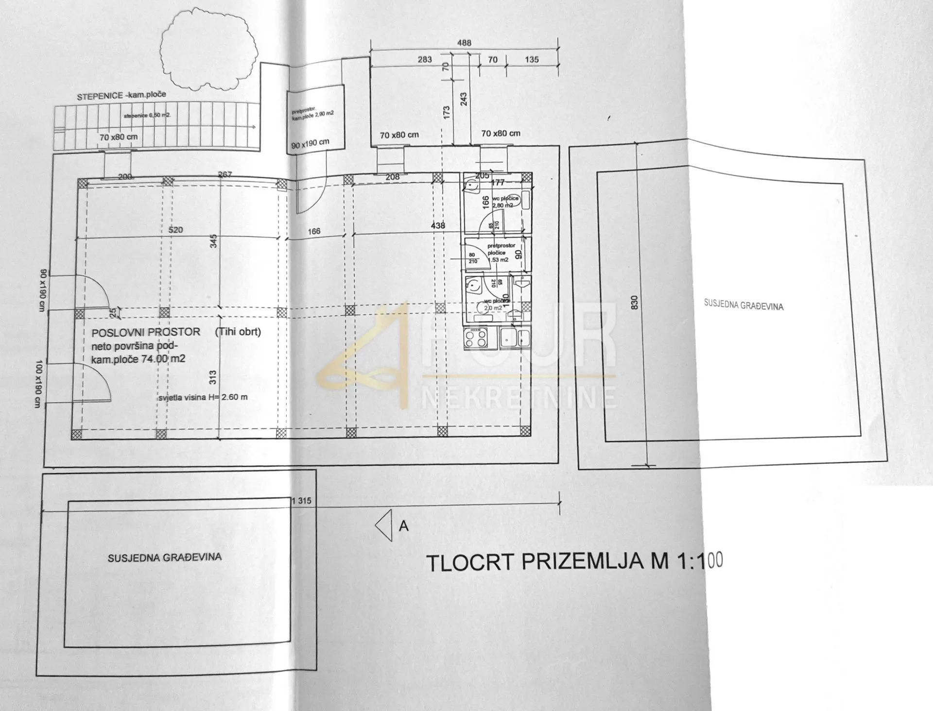 čavle, dvojna kuća niski roh-bau, poslovno-stambena namjena - slika 6