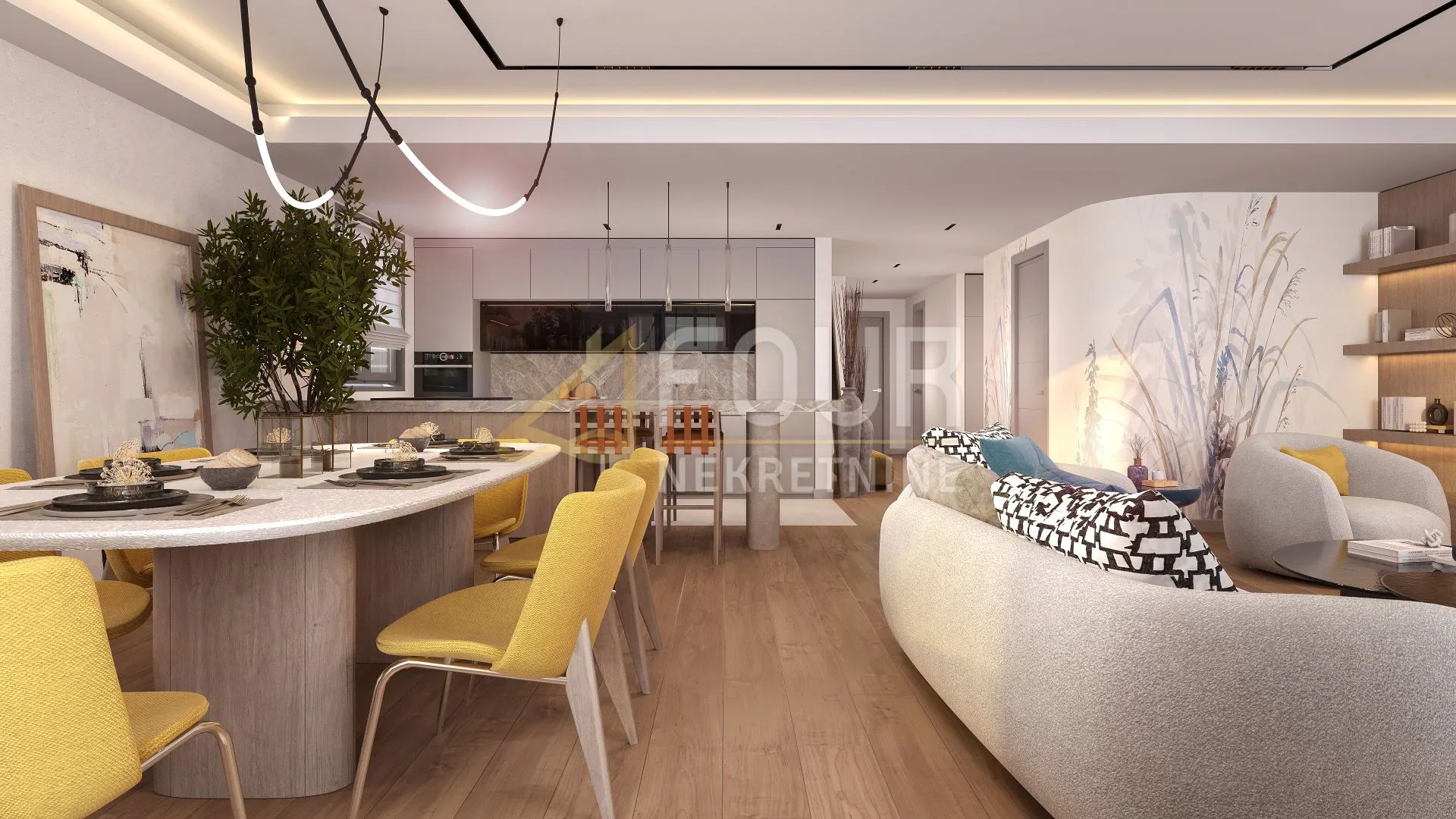 rijeka, kantrida, luksuzna novogradnja, 138.14m2, 3s+db, terasa - slika 4